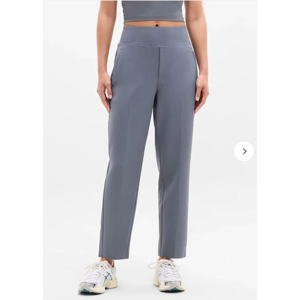 Athleta Endless High Rise Pant Size 10 Slate Stretch Pull-On 27" Inseam GUC